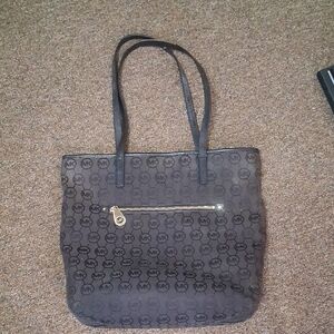 Michael Kors Dark Brown Logo Tote